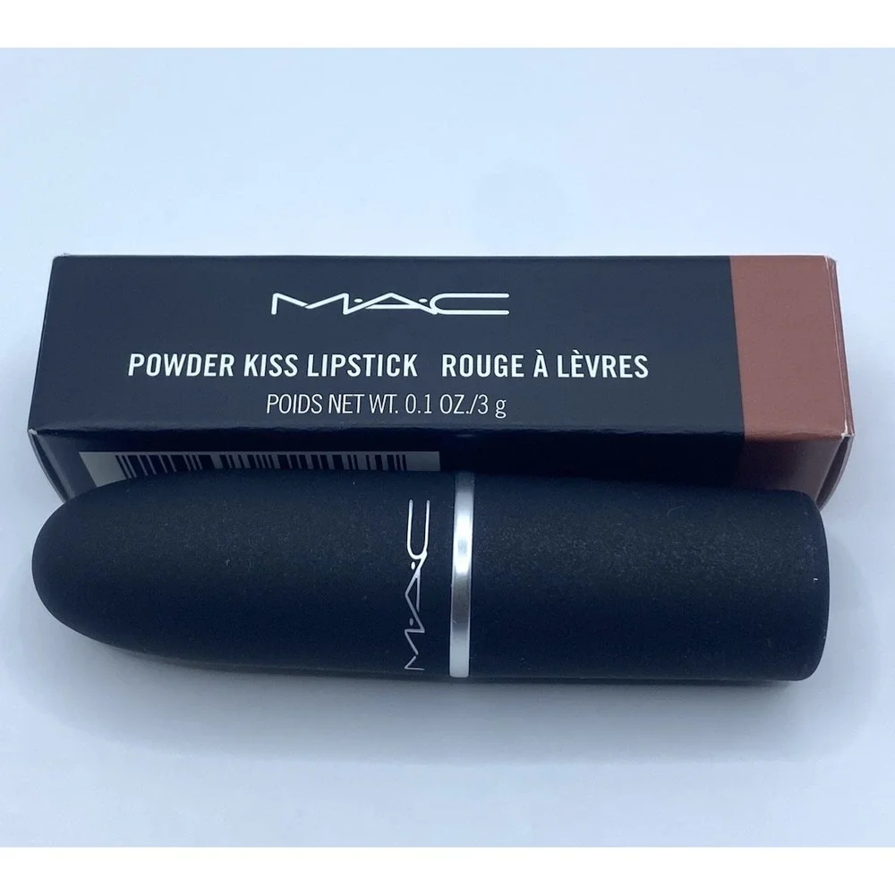 Mac Cosmetics Powder Kiss Lipstick - 316 Devoted To Chili - Full Size NIB